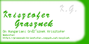 krisztofer grasznek business card